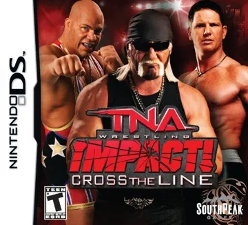 TNA Wrestling Impact! - Cross the Line (USA) box cover front